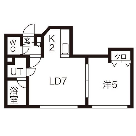 カルムプラッツ北円山の物件間取画像